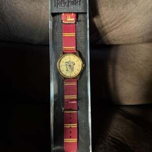Harry Potter Gryffindor House Watch - Universal Studios Gold Tone NATO Strap